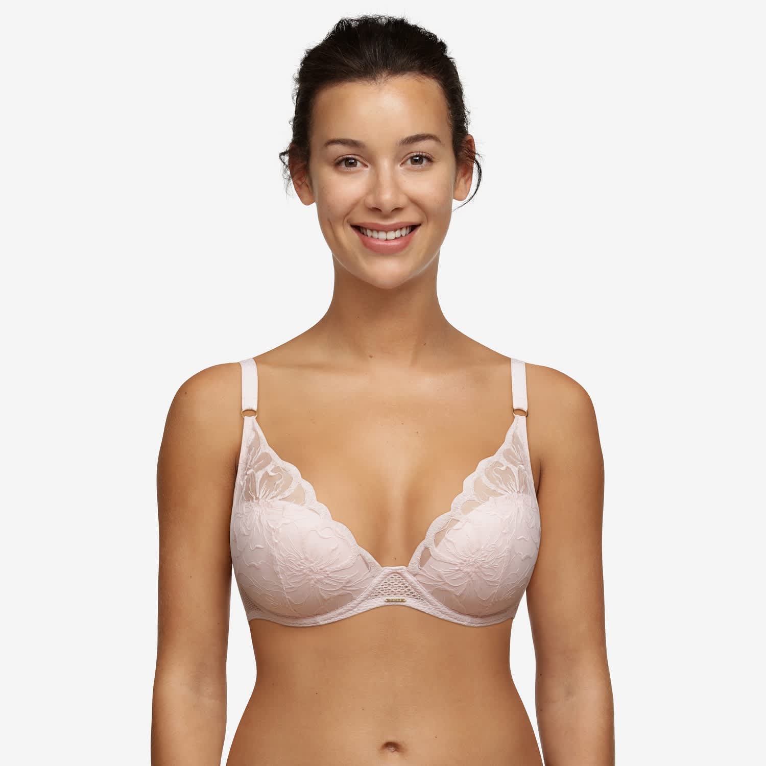 Chantelle FLEURS Soutien-gorge coque plongeante – Image 2