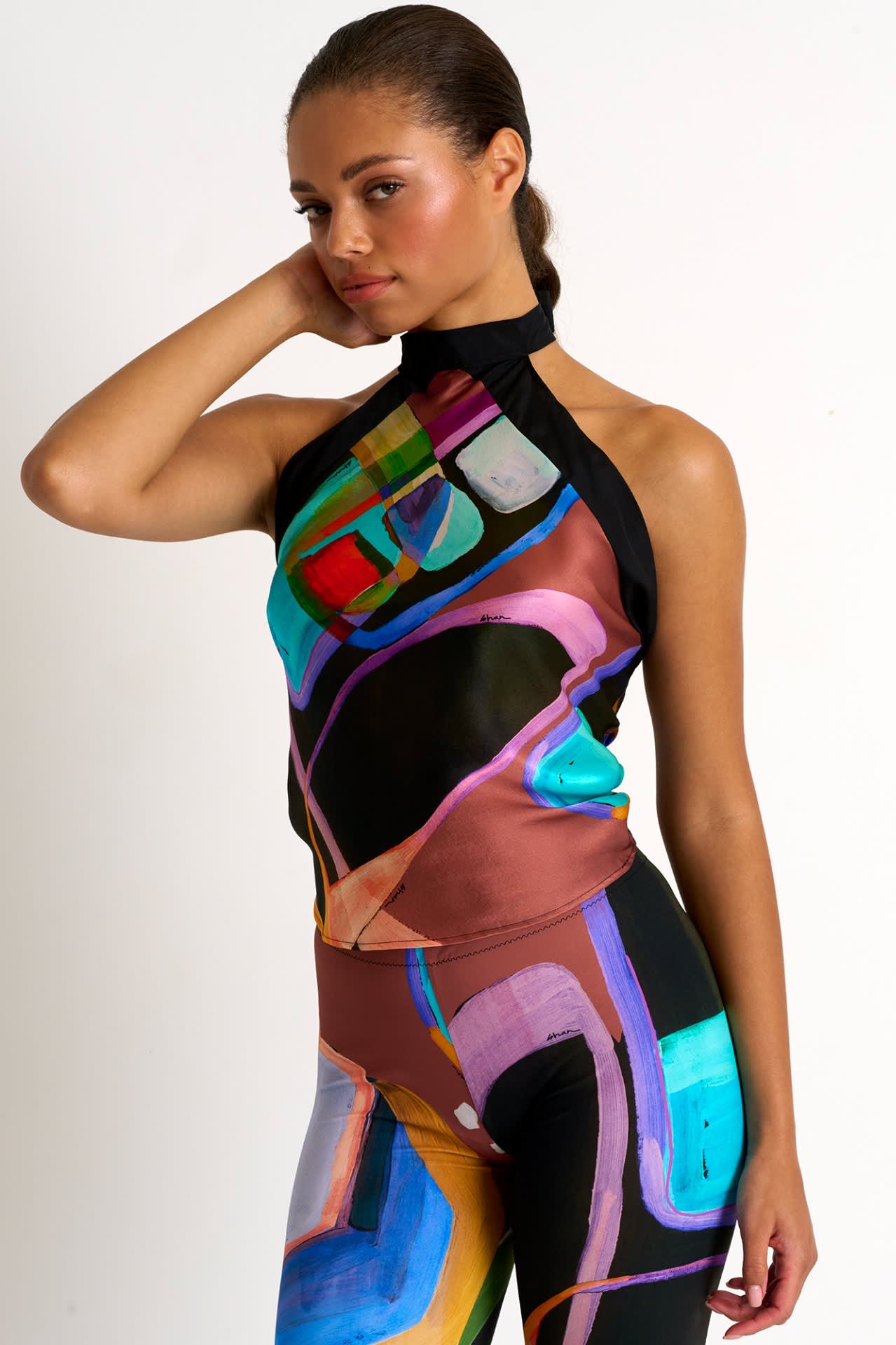 SHAN Haut foulard en soie – Image 3